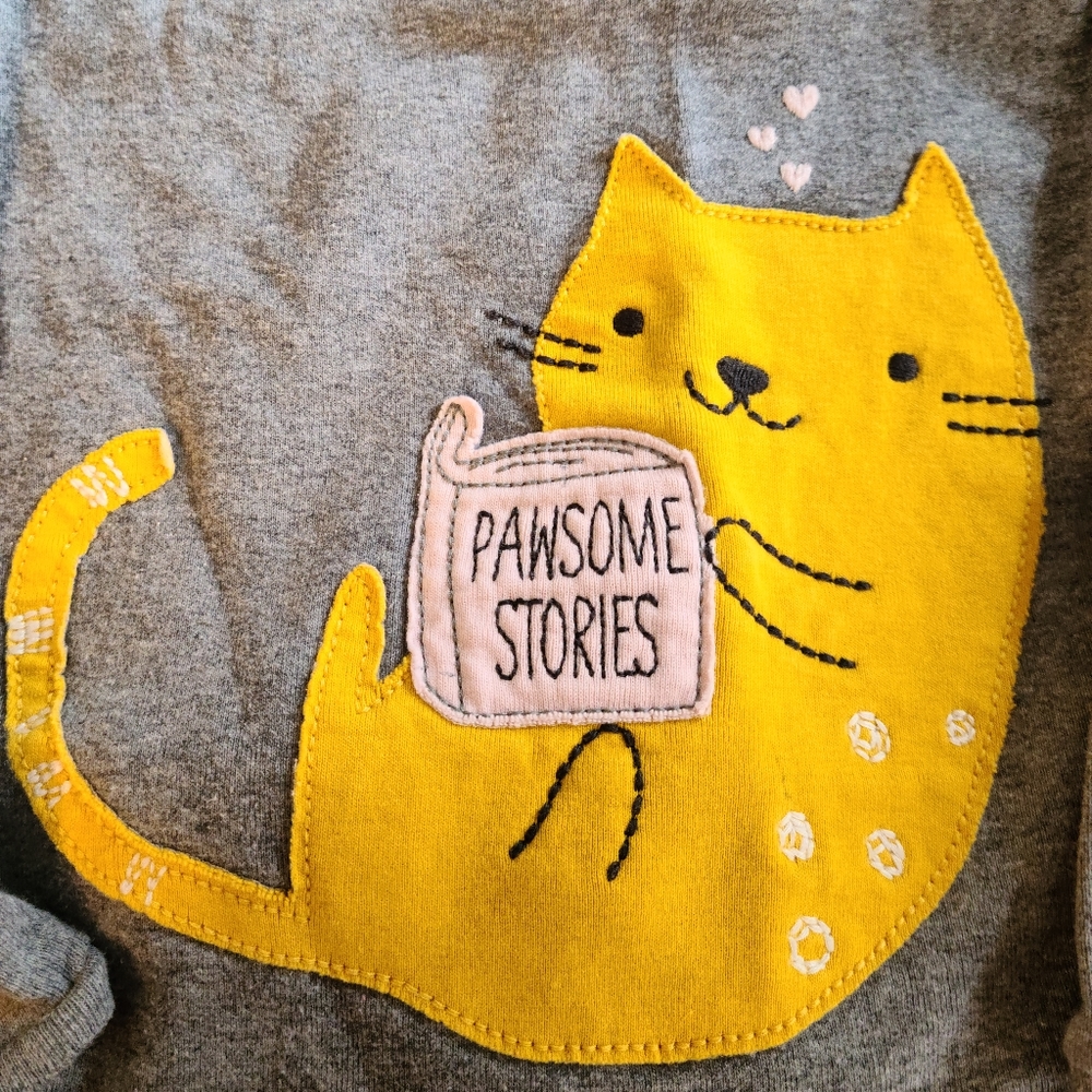 Toddler Girl's Kitty Pajamas - Picture 2 of 5